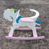 Unicorn Multicolour rocking Horse (No cash on Delivery)